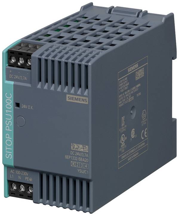Siemens 6EP13325BA20 Strømforsyning til DIN-skinne (DIN-rail) Indhold 1 stk