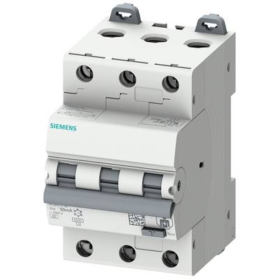 Effektafbryder med tre arme og Siemens-logo, som bruges i elektriske tavler til styring og beskyttelse af strømkredse.
