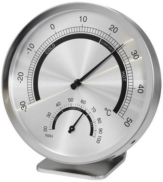 Termo- /hygrometer Sølv 6034HIC