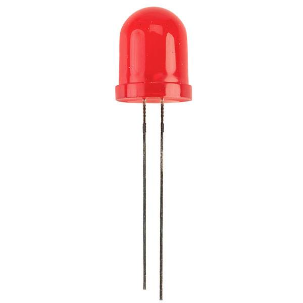 Kingbright L-813ID LED med ledninger Rød Rund 10 mm 100 mcd 30 ° 30 mA 2 V