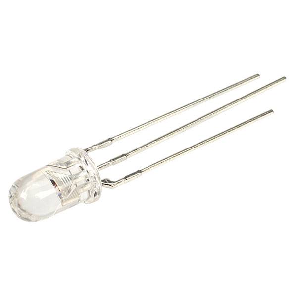 Kingbright LED flerfarvet Grøn, Gul Rund 5 mm 150 mcd, 60 mcd 24 ° 25 mA, 30 mA 2.2 V, 2.1 V