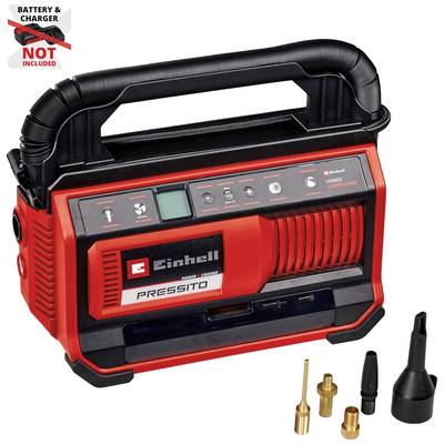 Einhell 4020430 Batteri-kompressor PRESSITO 18/25 Power X-Change 11 bar Digitalt display