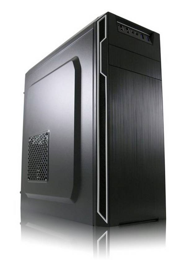 LC Power 7038B Midi-tower PC-kabinet  Sort