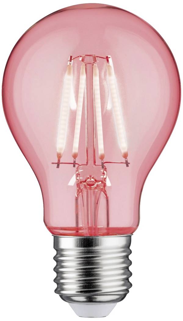 Paulmann 28723 LED (RGB)-lamp  E27  1.3 W Rød (Ø x H) 60 mm x 106 mm  1 stk