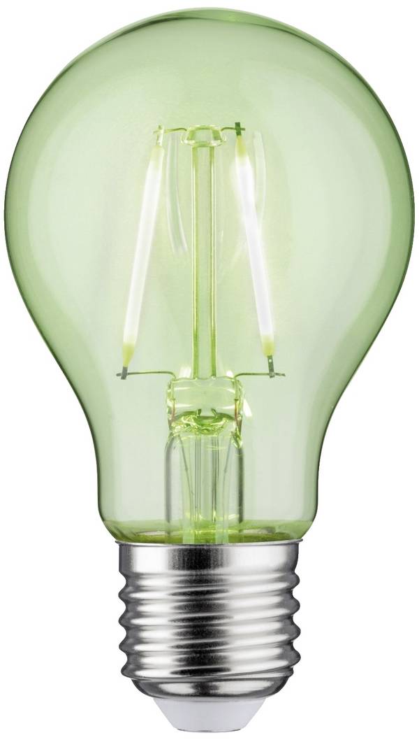 Paulmann 28724 LED (RGB)-lamp  E27  1.1 W Grøn (Ø x H) 60 mm x 106 mm  1 stk