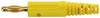 Schützinger Fjederstik Stik Stift-diameter: 4 mm Gul 1 stk Piece