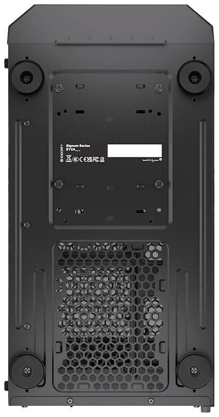 endorfy Signum 300 Air Midi-tower PC-kabinet Sort 4 forudinstallerede blæsere , Siderude , Støvfilter-4