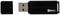 En sort USB-stick med fjernet hætte viser USB-stikket. Til højre ses et 'myMEDIA'-logo.