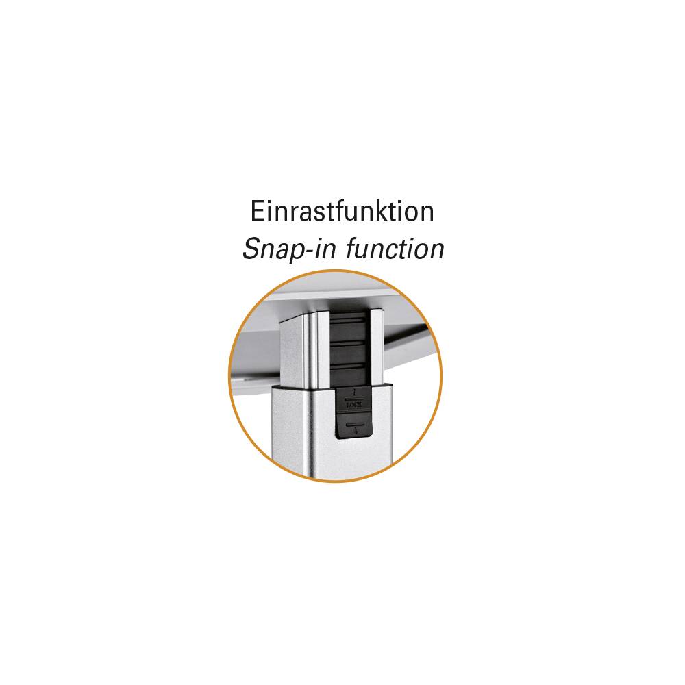 "Engangspositionsfunktion" i et cirkulært fokusbillede af en metalmekanisme.