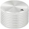 TRU COMPONENTS TC-11613812 Drejeknap med knopmarkering Sølv (Ø x H) 25 mm x 16 mm Aluminium 1 stk