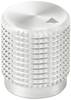 TRU COMPONENTS TC-11613880 Drejeknap med knopmarkering Sølv (Ø x H) 14 mm x 16 mm Aluminium 1 stk