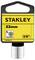 STANLEY Maxi-Drive topnøgle, sekskant, 22 mm, 3/8 tomme. Emballage i sort-gul.
