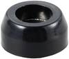 TRU COMPONENTS TC-11654304 Chassisfod Påskruet, Rund Sort (B x H) 11 mm x 6 mm 1 stk