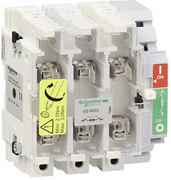 Schneider Electric GS1KD3 Sokkel, Delekontakt      1 stk Piece