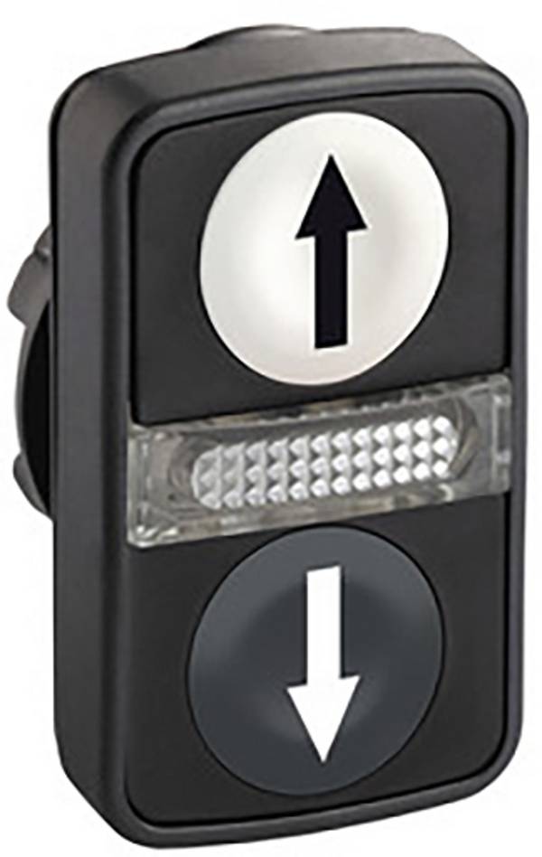 Schneider Electric  ZB5AW7A1724    Frontelement med dobbelt trykknap  flad  Knap        1 stk  Piece