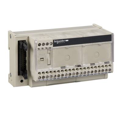 Et programmerbart kontrolmodul med flere tilslutninger fra Schneider Electric, egnet til industriel automatisering.