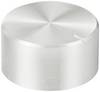TRU COMPONENTS TC-11696476 Drejeknap med knopmarkering Sølv (Ø x H) 25 mm x 13 mm Aluminium, Plastic 1 stk