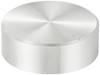TRU COMPONENTS TC-11696484 Drejeknap med knopmarkering Sølv (Ø x H) 29 mm x 10 mm Aluminium, Plastic 1 stk