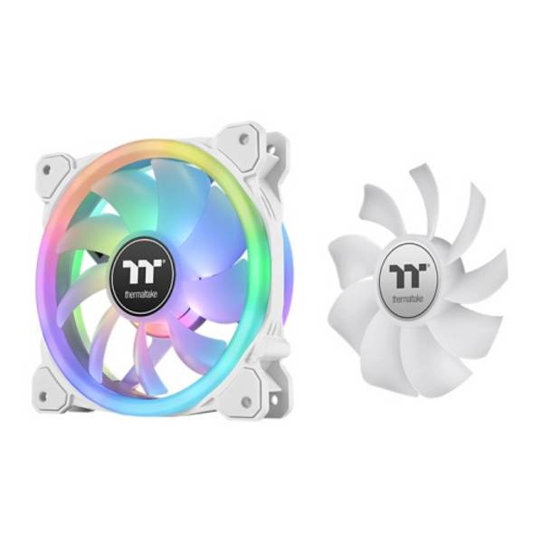 Thermaltake SWAFAN 14 PC-kabinet-blæser Hvid (B x H x T) 140 x 140 x 25 mm Inkl. RGB-belysningsstyring