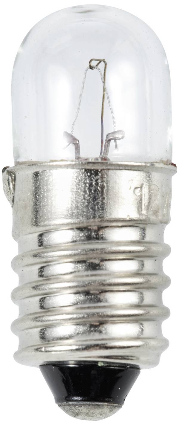 TRU COMPONENTS TC-11937108 Små rørformede glødelamper 1.2 W 12 V E10 Klar 1 stk