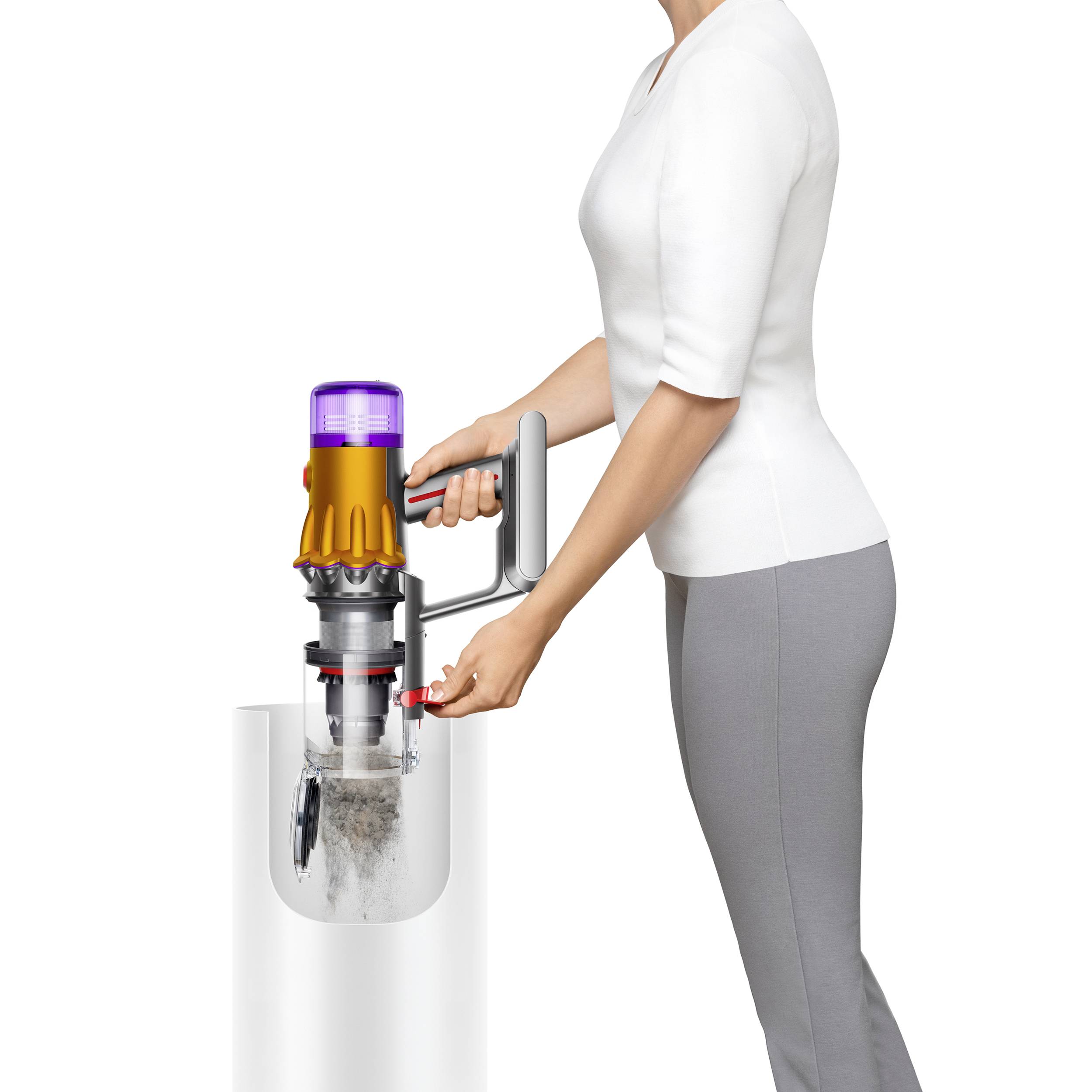 dyson V12 Detect Slim Absolute Nickel Satin 448884-01 Batteridrevet håndstøvsuger 25.2 V 230 V 545 W motoriseret sugebør-3