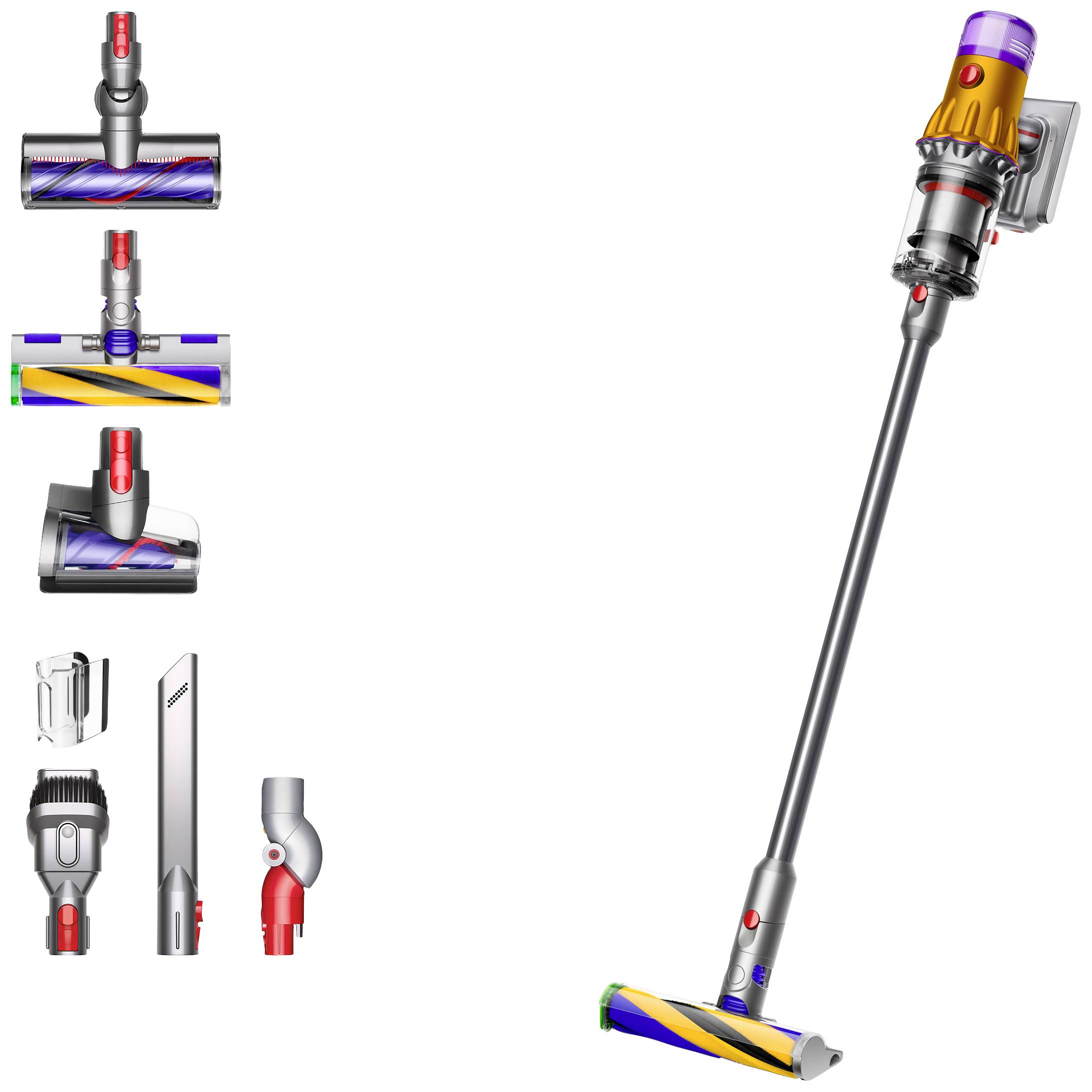 dyson V12 Detect Slim Absolute Nickel Satin 448884-01 Batteridrevet håndstøvsuger 25.2 V 230 V 545 W motoriseret sugebør-0