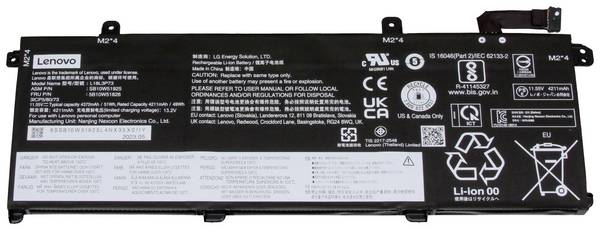 Lenovo Bærbar computer-batteri 5B10W13906 11.55 V 4370 mAh Lenovo