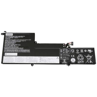 Lenovo Laptop-batteri, Li-Ion, 7,56V, 4050mAh. Model: L17C4PB0. Energi- og sikkerhedssymboler samt advarsler påtrykt.