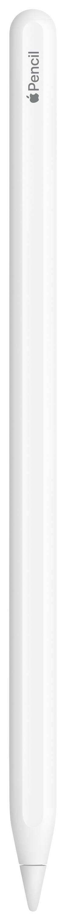 En hvid, smal inputpenn med en fin spids. Øverst står der 'Pencil'.