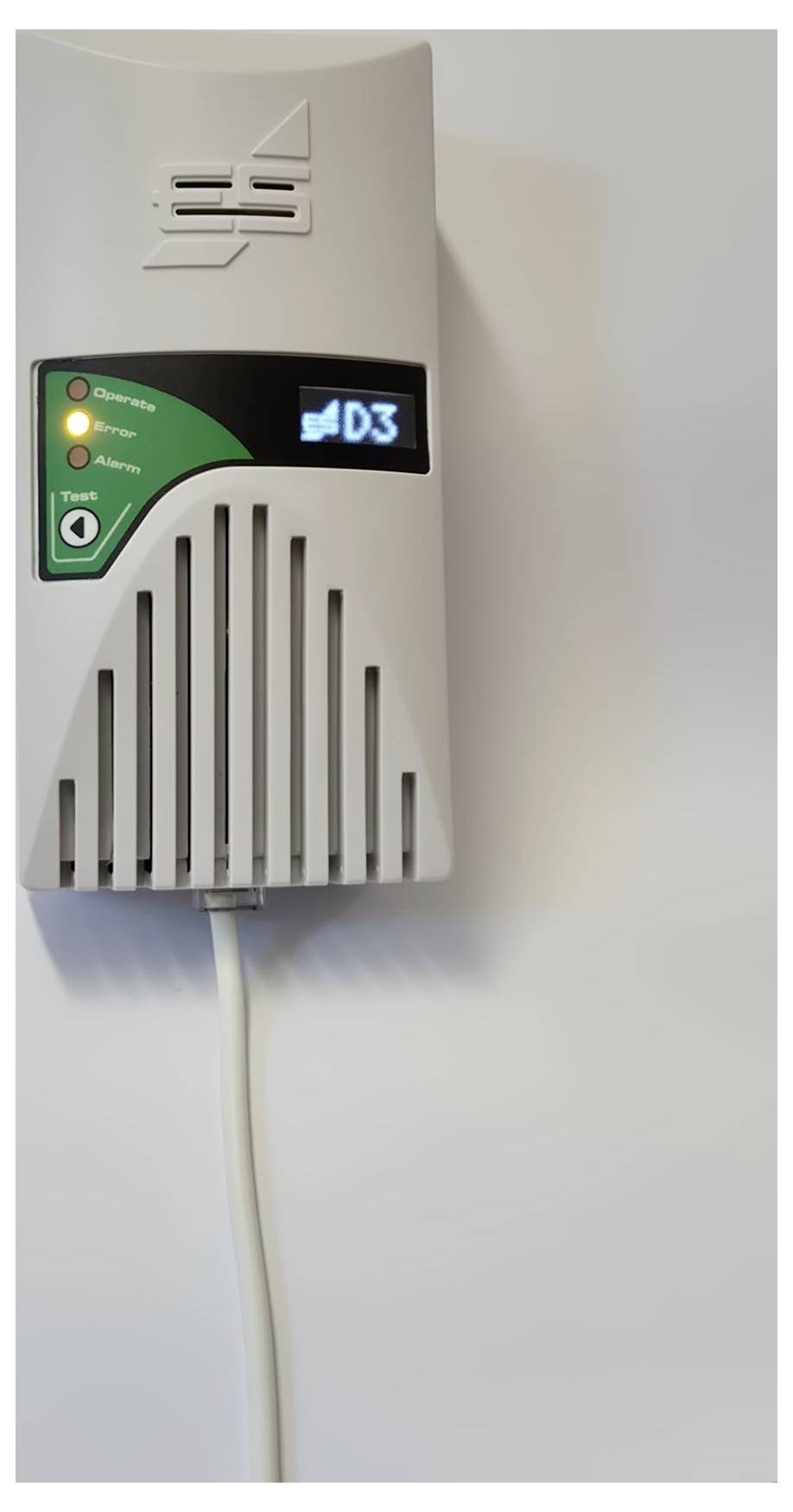 Schabus GX-D3 Gasalarm med ekstern sensor via strømdrift Detekteret Kuldioxid-8