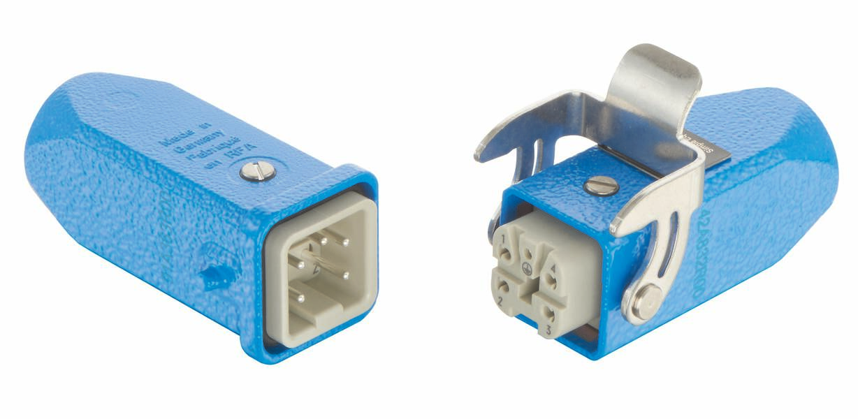 HARTING 10360040011 Stik-sæt Samlet poltal: 4 + PE 1 stk