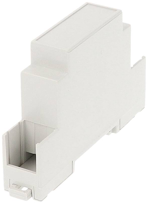 Hammond Electronics 1597DIN1MC53 DIN-skinnekabinet lukket 90 x 58 x 18 PPO Lysegrå 1 stk