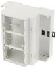 Hammond Electronics 1597DIN5MH53 DIN-skinnekabinet åben 90 x 58 x 88 PPO Lysegrå 1 stk