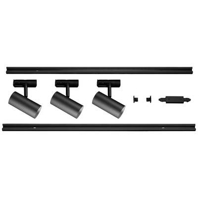 SLV Noblo Spot 1007673 LED-skinnespot 1-faset 19 W LED (RGB) Sort