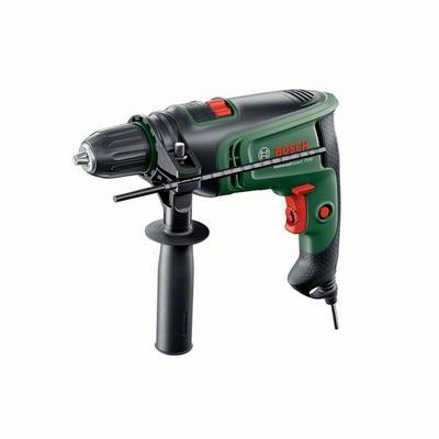 En grøn elektrisk borehammer med sort håndtag og røde detaljer fra Bosch, velegnet til gør-det-selv-projekter.