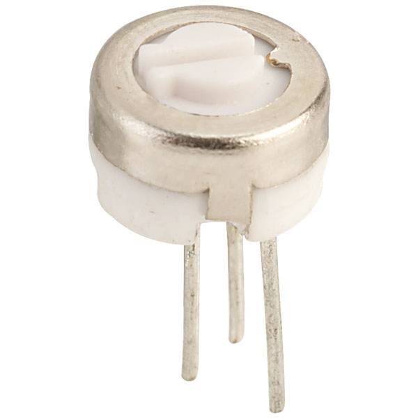 En rund, metallisk temperatursensor med to tilslutningsstik, velegnet til elektroniske anvendelser.