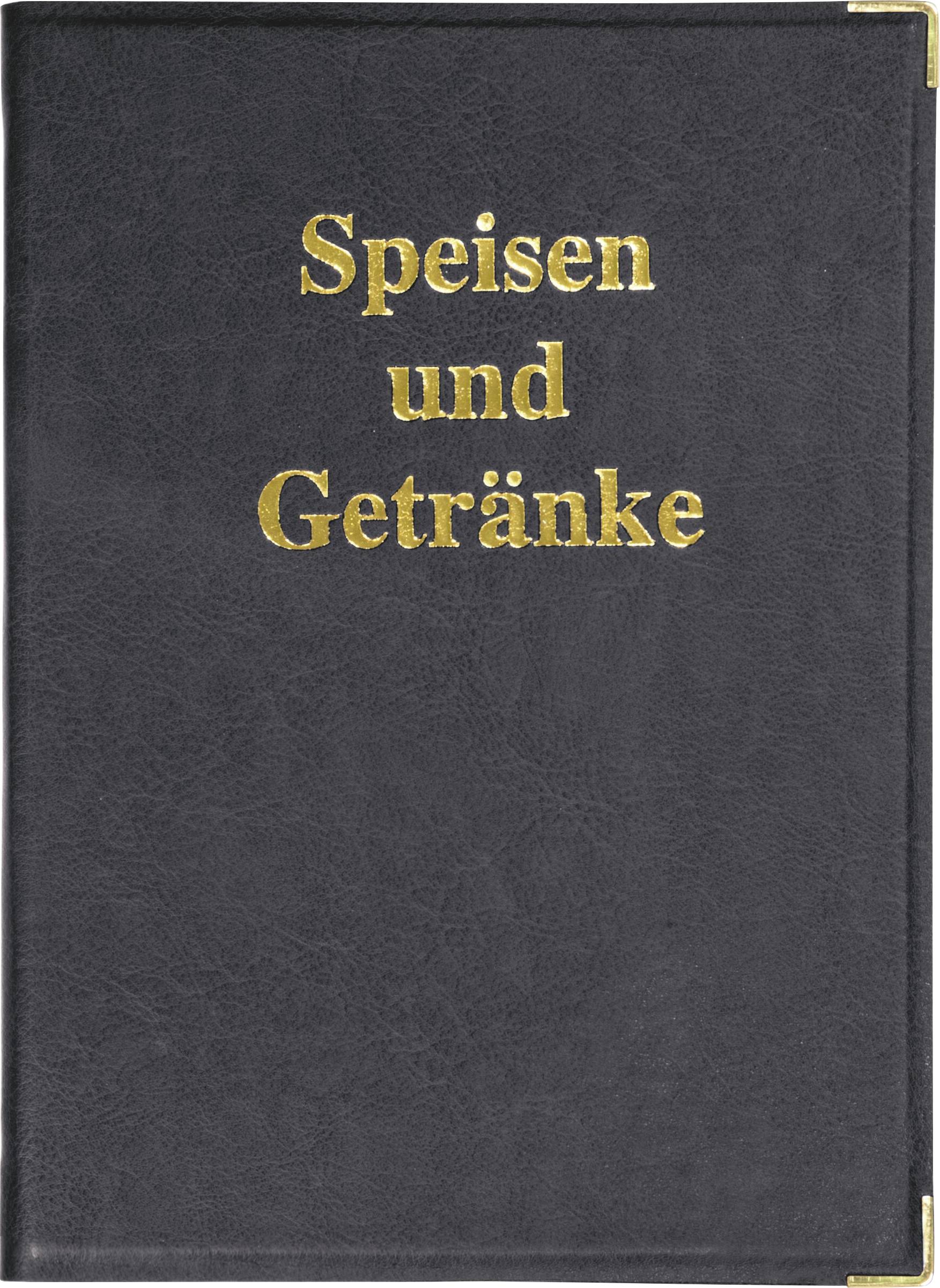 Sigel Menukort-mappe SM100 Sort 1 stk