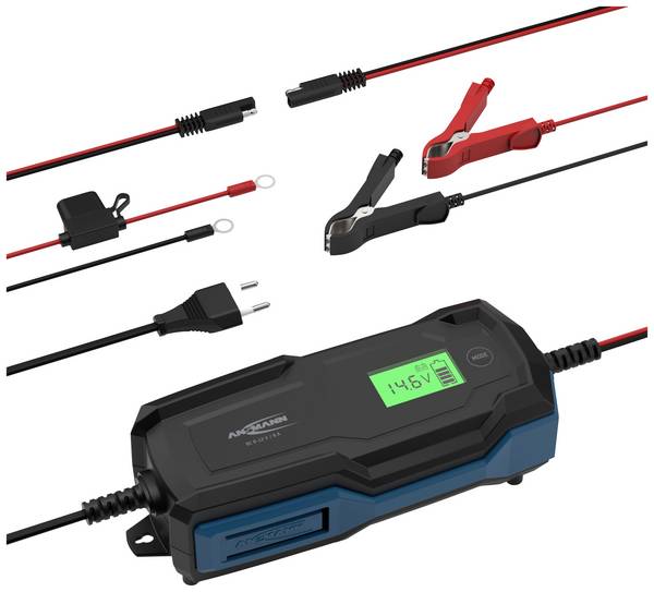 Ansmann BC 6-12V / 6 A 1001-0145 Oplader til bilen, Værkstedsoplader , Batteriovervågning, Bil-batteritester 6 V, 12 V 6 A