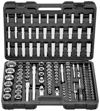 Vigor  Topnøgle-bit-sæt  1/2", 1/4", 3/8" 133-dele V5461