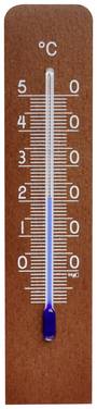 TFA Dostmann Analoges Innenthermometer Termometer Nøddetræ 12.1057.03