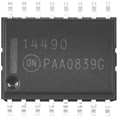 Et sort integreret kredsløb med påskriften '14490 PAA0839C' og logoet for et elektronikfirma.