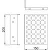 nVent SCHROFF 21236122 Modemholder (B x T) 200 mm x 150 mm 1 stk