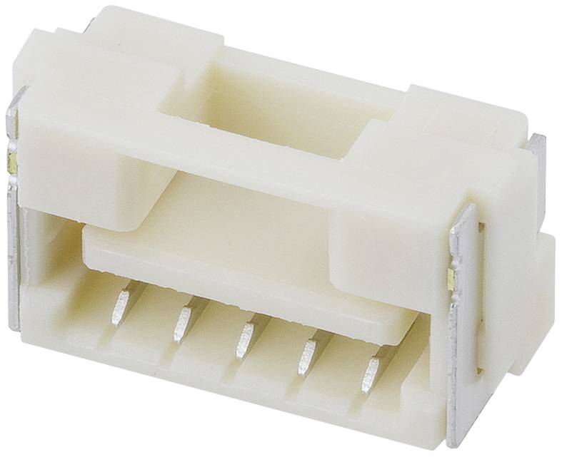 En plastikstik med flere metalforbindelser, bruges til elektroniske forbindelser.