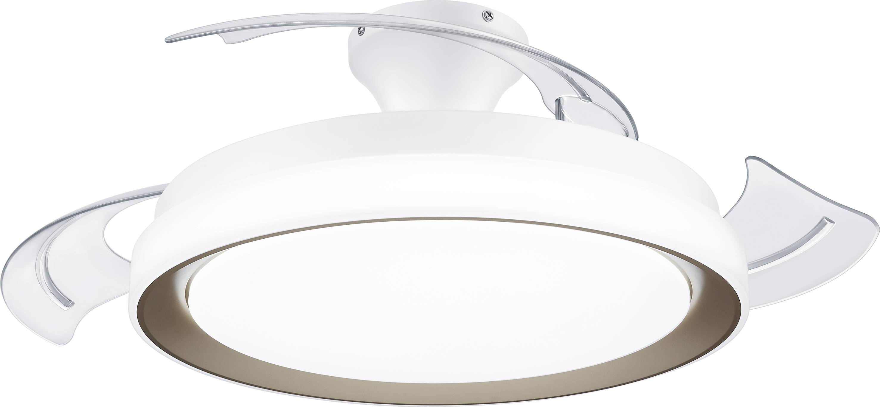 Philips LED Bliss Loftsventilator 28 W, 35 W (Ø x H) 510 mm x 418 mm Guld Med belysning, Timer