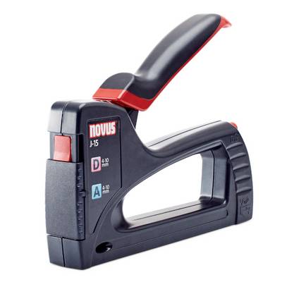 Novus Tools J-15 030-0473 Hånd-hæftemaskine Klammer-type Type 53 , Type 37 , Type 53F , Type 11 Klammer-længde 4 - 10 mm-0