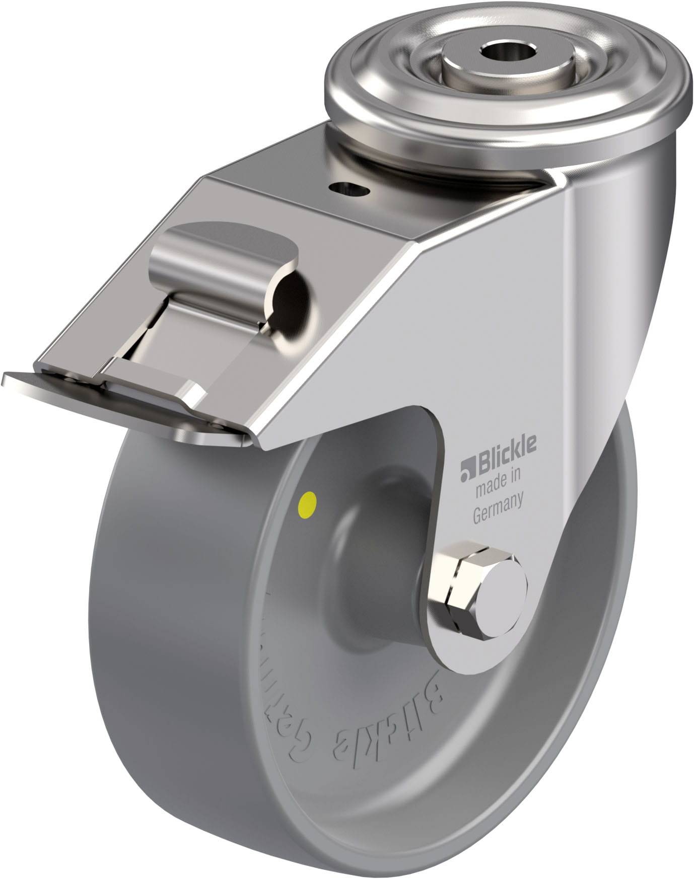 Blickle 945718 LEXR-PO 150G-FI-ELS Styrehjul i rustfrit stål Hjuldiameter: 150 mm Bæreevne (maks.): 300 kg 1 stk