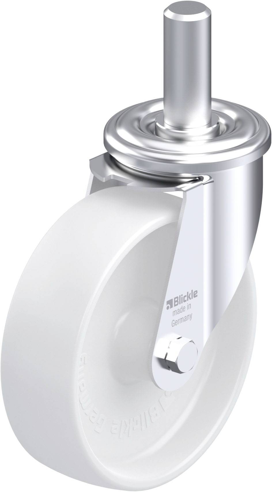 Blickle 580266 LEZ-PO 125G Styrehjul i stål Hjuldiameter: 125 mm Bæreevne (maks.): 150 kg 1 stk