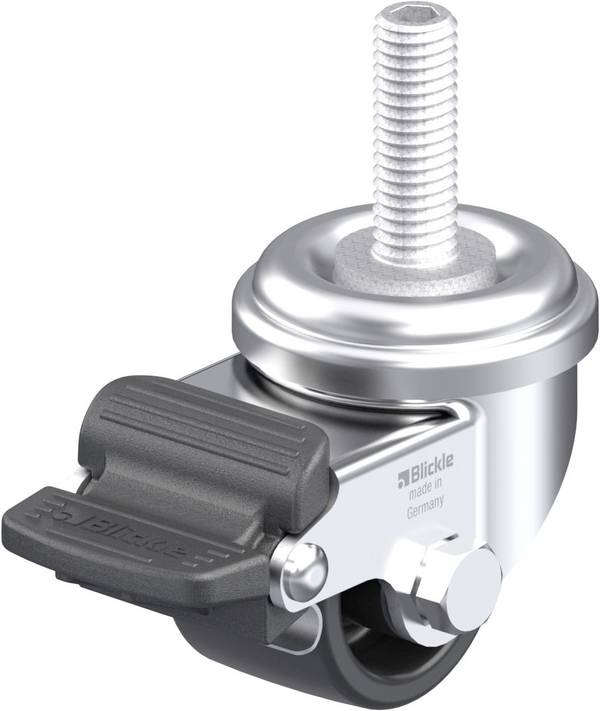 Blickle 935477 LRA-POA 35G-RA-GS10 Apparat-hjul Hjuldiameter: 35 mm Bæreevne (maks.): 75 kg 1 stk