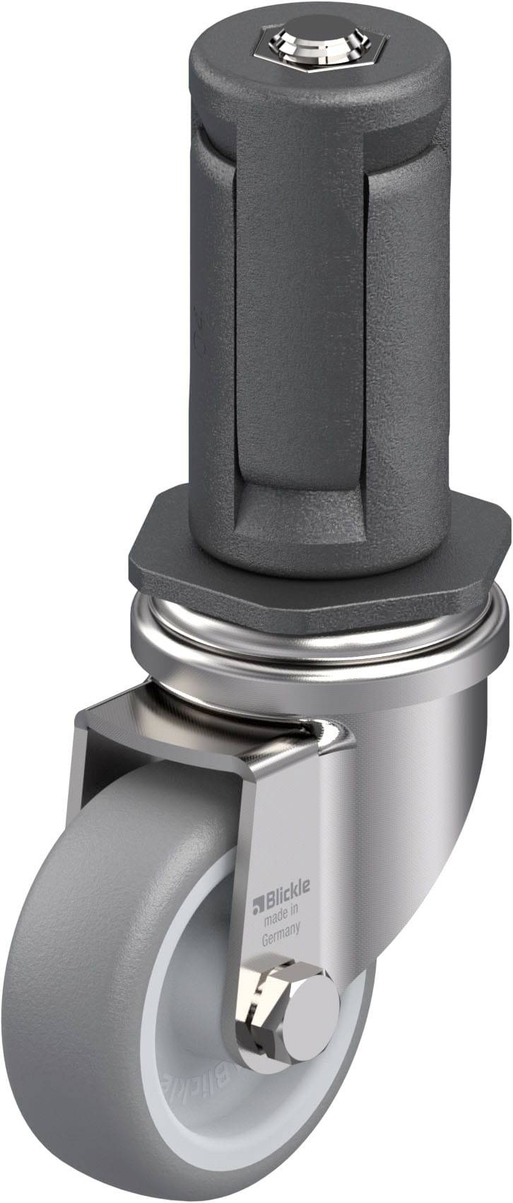 Blickle 845630 LRXA-TPA 50G-EXR04 Drejeligt apparathjul i rustfrit stål Hjuldiameter: 50 mm Bæreevne (maks.): 50 kg 1 stk