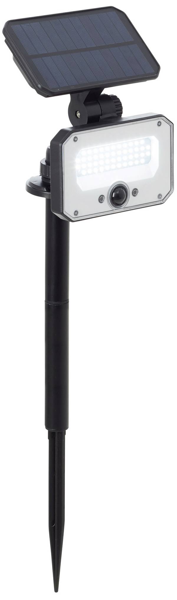 Brilliant G40426/06 Joplin Solcellehavelampe med bevægelsessensor    LED modul  7 W Sort